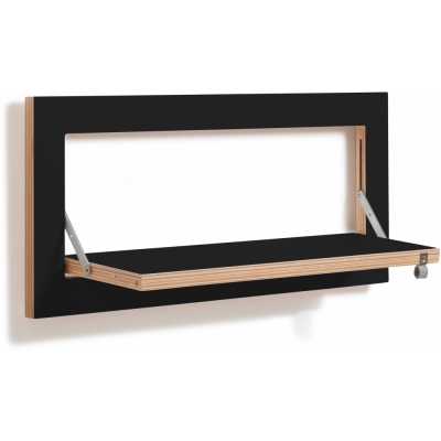 Ambivalenz - Fläpps Regal 60x27 cm Schwarz