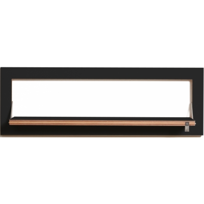 Ambivalenz - Fläpps Regal 80x27 cm Schwarz