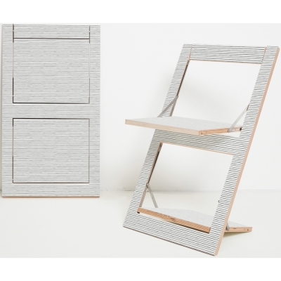 Ambivalenz - Fläpps Klappstuhl 75 cm Watercolor Stripes – Kind of Style