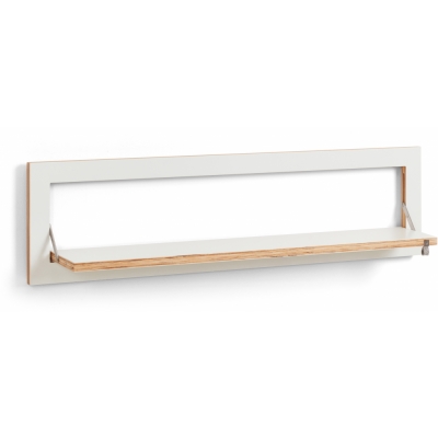 Ambivalenz - Fläpps Regal 100x27 cm Weiß