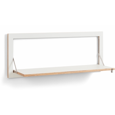 Ambivalenz - Fläpps Regal 100x40 cm Weiß