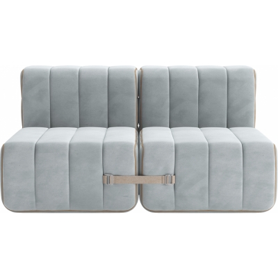 Ambivalenz - Curt Sofa Set 4 Hellblau (Barcelona River V3347/33)