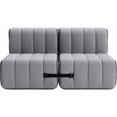 Ambivalenz - Curt Sofa Set 4 Grau (Jet 9803)