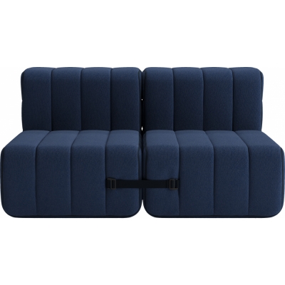 Ambivalenz - Curt Sofa Set 4 Dunkelblau (Jet 6098)