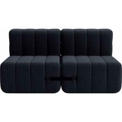 Ambivalenz - Curt Sofa Set 4 Dunkelgrau (Jet 9806)