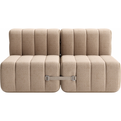Ambivalenz - Curt Sofa Set 4 Beige / Grau (Dama 0029)