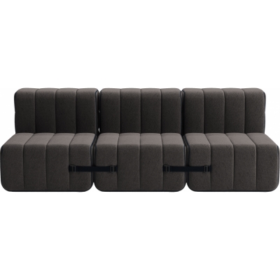 Ambivalenz - Curt Sofa Set 6 Grau / Braun (Jet 9108)