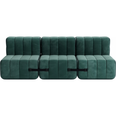 Ambivalenz - Curt Sofa Set 6 Serpentine Grün (Barcelona V3347/39)