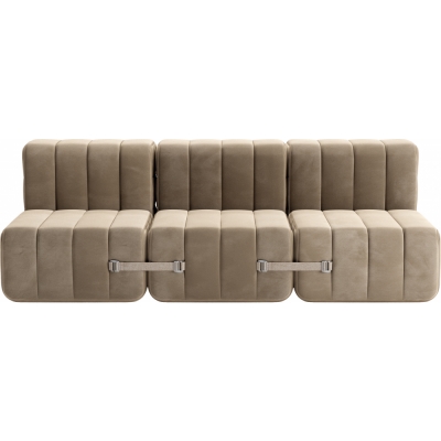 Ambivalenz - Curt Sofa Set 6 Grau / Braun (Barcelona Vole V3347/15)