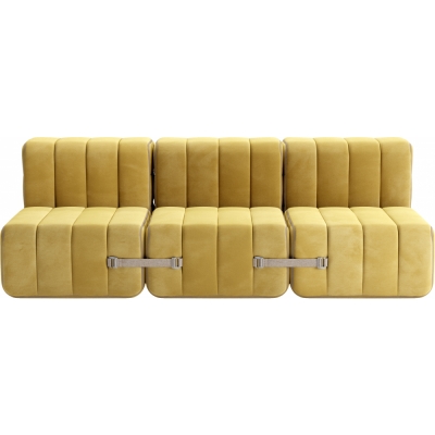 Ambivalenz - Curt Sofa Set 6 Gelb (Barcelona Cornhusk V3347/50)