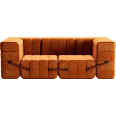 Ambivalenz - Curt Sofa Set 7 Russet Rot (Barcelona V3347/17)