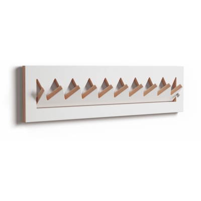 Ambivalenz - Fläpps Garderobe Crownhäng 80x20 cm | Weiß