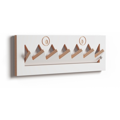 Ambivalenz - Fläpps Garderobe Monsterhäng 60x20 cm | Weiß