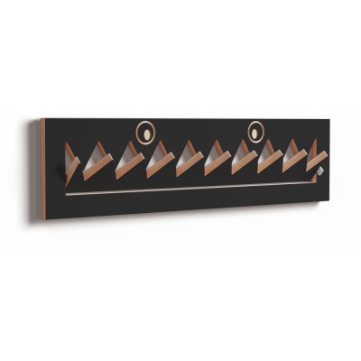 Ambivalenz - Fläpps Garderobe Monsterhäng 80x20 cm | Schwarz