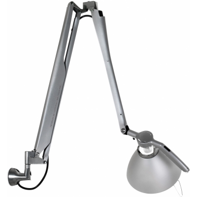 Luceplan - Fortebraccio Wandleuchte dimmbar Schwarz Soft-Touch