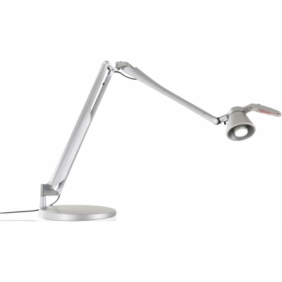 Luceplan - Fortebraccio Tischleuchte LED Schwarz Soft-Touch