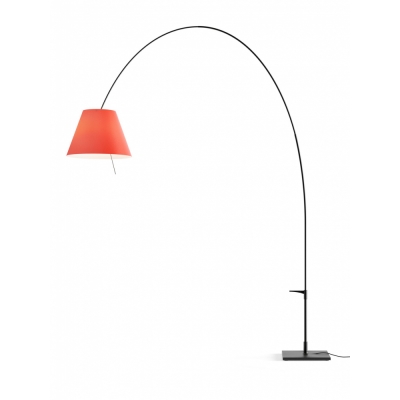 Luceplan - Lady Costanza Stehleuchte dimmbar Rot | Schwarz