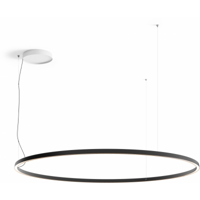 Luceplan - Compendium Circle Hängeleuchte Ø200 cm 2700K / Schwarz
