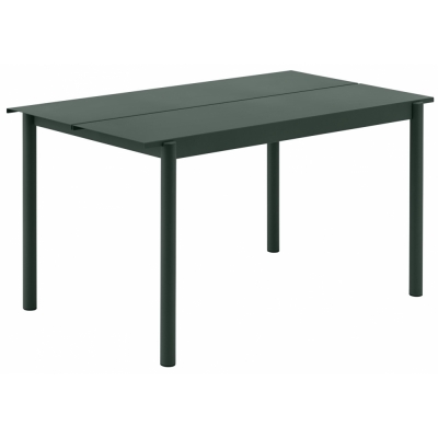 Muuto - Linear Tisch 140 x 75 cm | Dunkelgrün