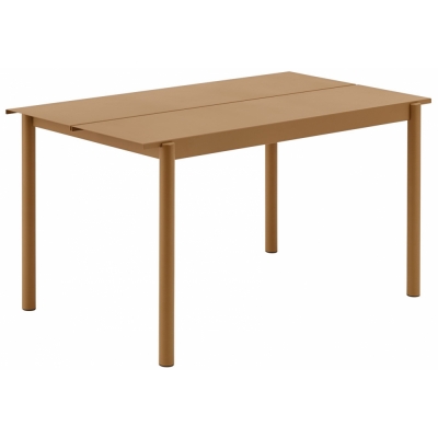 Muuto - Linear Tisch 140 x 75 cm | Burnt Orange