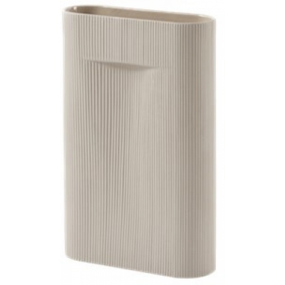 Muuto - Ridge Vase Höhe 35 | Beige