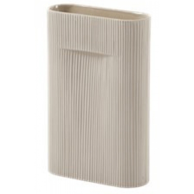 Muuto - Ridge Vase Höhe 48,5 | Beige