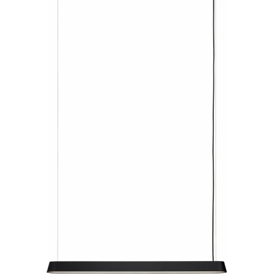 Muuto - Linear Pendelleuchte Schwarz (L.87 cm)