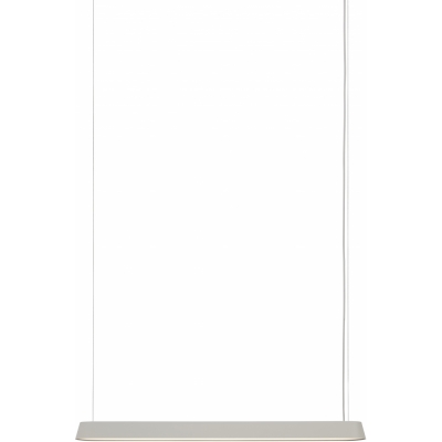 Muuto - Linear Pendelleuchte Grau (L.87 cm)