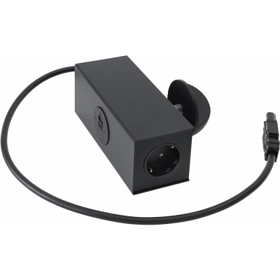 Muuto - Linear System Tisch Steckdose Schwarz