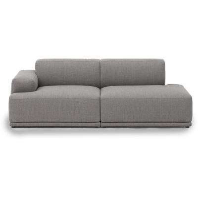 Muuto - Connect Soft Sofa 2-Sitzer Configuration 2 Re-wool 128