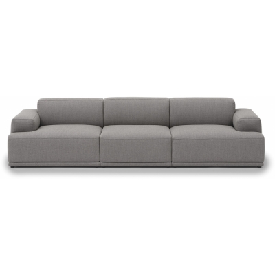 Muuto - Connect Soft Sofa 3-Sitzer Configuration 1 Re-wool 128