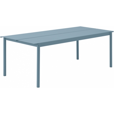 Muuto - Linear Steel Tisch 220 x 90 cm Hellblau