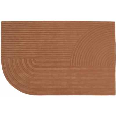 Muuto - Relevo Teppich 200 x 300 cm Burnt Orange
