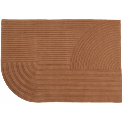 Muuto - Relevo Teppich 170 x 240 cm Burnt Orange