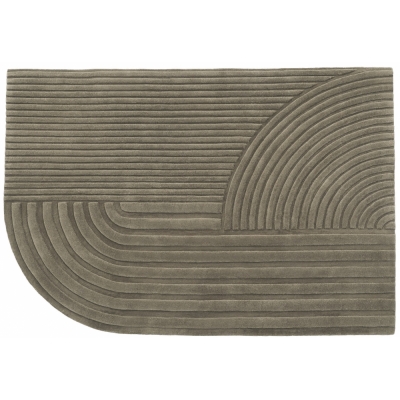 Muuto - Relevo Teppich 170 x 240 cm Taupe