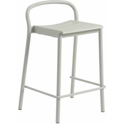 Muuto - Linear Steel Barhocker H 65 cm Grau