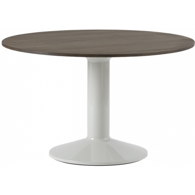 Muuto - Midst Esstisch Ø120 cm Eiche dunkel geölt / Grau