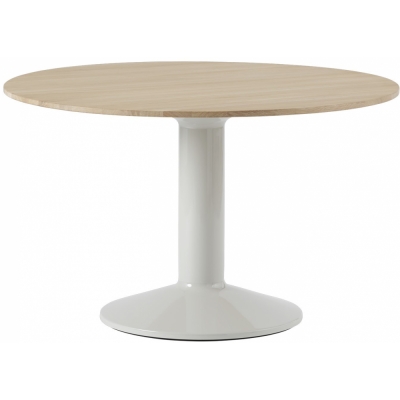 Muuto - Midst Esstisch Ø120 cm Eiche geölt / Grau