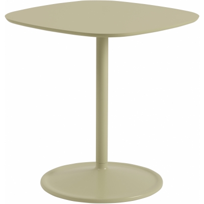 Muuto - Soft Café Tisch 70x70 cm niedrig Laminat Beige-Grün / Beige-Grün