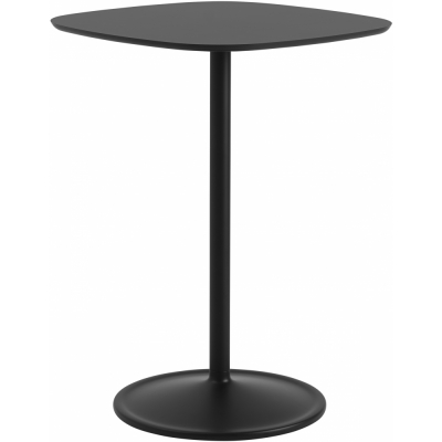 Muuto - Soft Café Tisch 70x70 cm Nanolaminat Schwarz / Schwarz