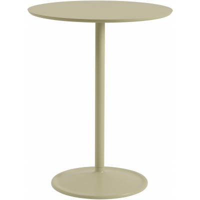 Muuto - Soft Café Tisch Ø75 cm Laminat Beige-Grün / Beige-Grün