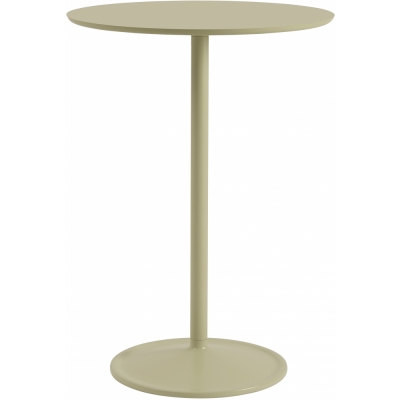 Muuto - Soft Café Tisch Ø75 cm hoch Laminat Beige-Grün / Beige-Grün