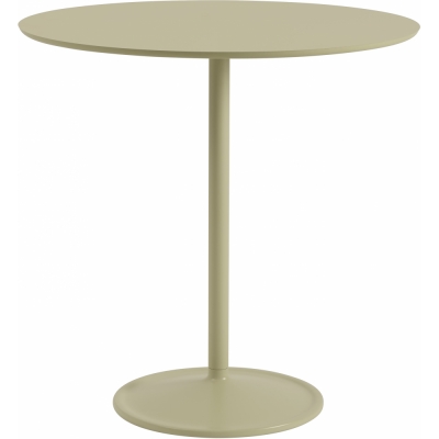 Muuto - Soft Tisch Ø95 cm Laminat Beige-Grün / Beige-Grün