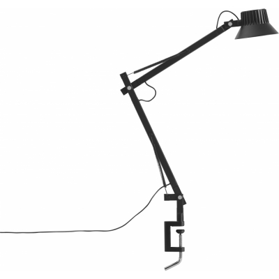 Muuto - Dedicate Tischleuchte S2 mit Klemme Schwarz