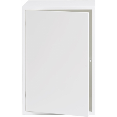 Muuto - Stacked Regal mit Tür L Weiß
