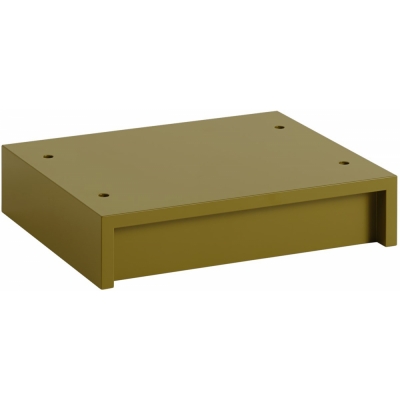 Muuto - Stacked Storage System Sockel 43.5x35 cm | Braun Grün