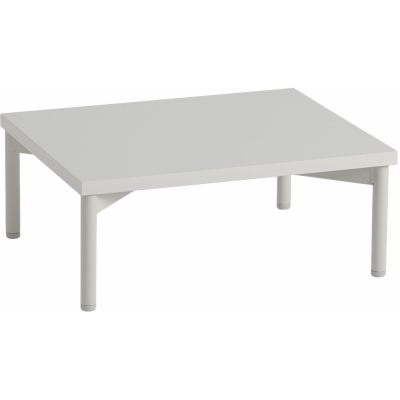 Muuto - Stacked Podium mit Rohrgestell 43.5x35 cm | Grau / Grau