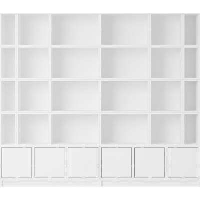 Muuto - Stacked Storage System Bücherregal Konfiguration 1 Weiß