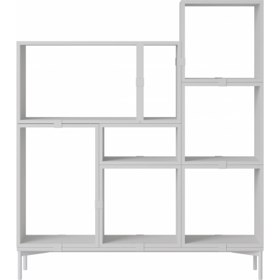 Muuto - Stacked Storage System Bücherregal Konfiguration 5 Grau