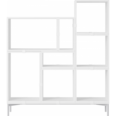 Muuto - Stacked Storage System Bücherregal Konfiguration 5 Weiß